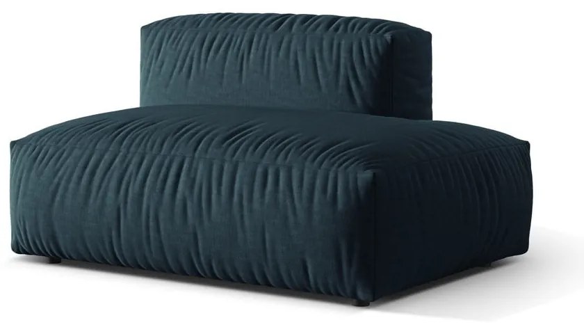Ciemnoniebieski moduł sofy (prawostronny) Martina – Micadoni Home