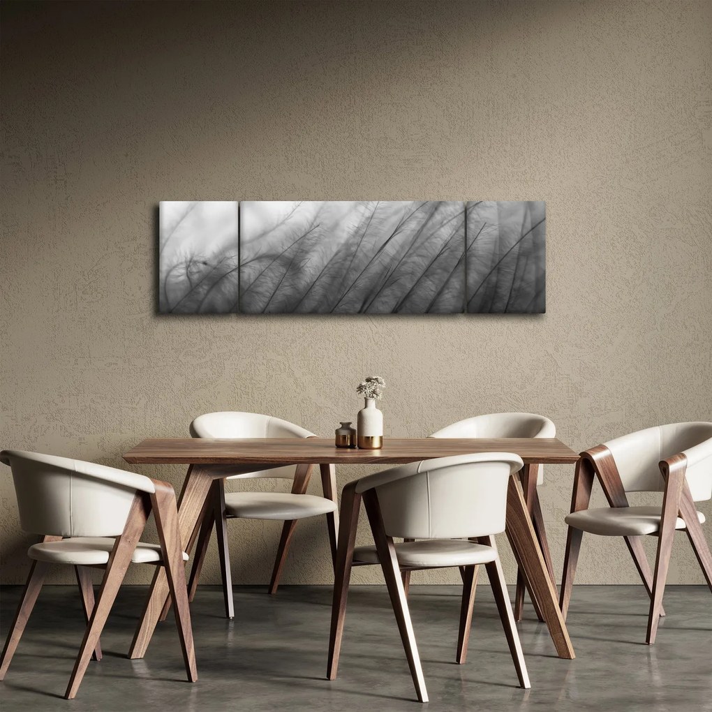 Obraz - Trawa na wietrze (170x50 cm)