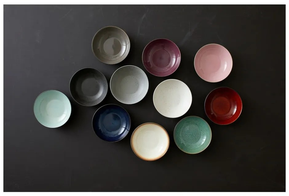 Czarna/fioletowa kamionkowa miska 1 l Gastro Black/Purple – Bitz