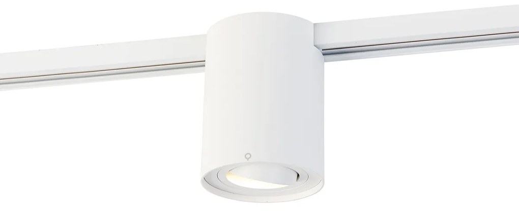 Nowoczesny reflektor szynowy jednofazowy biały - Rondoo Up