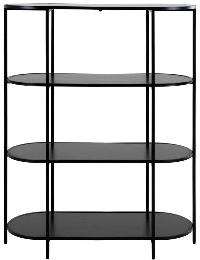 Czarny regał 36x111 cm Vita – House Nordic
