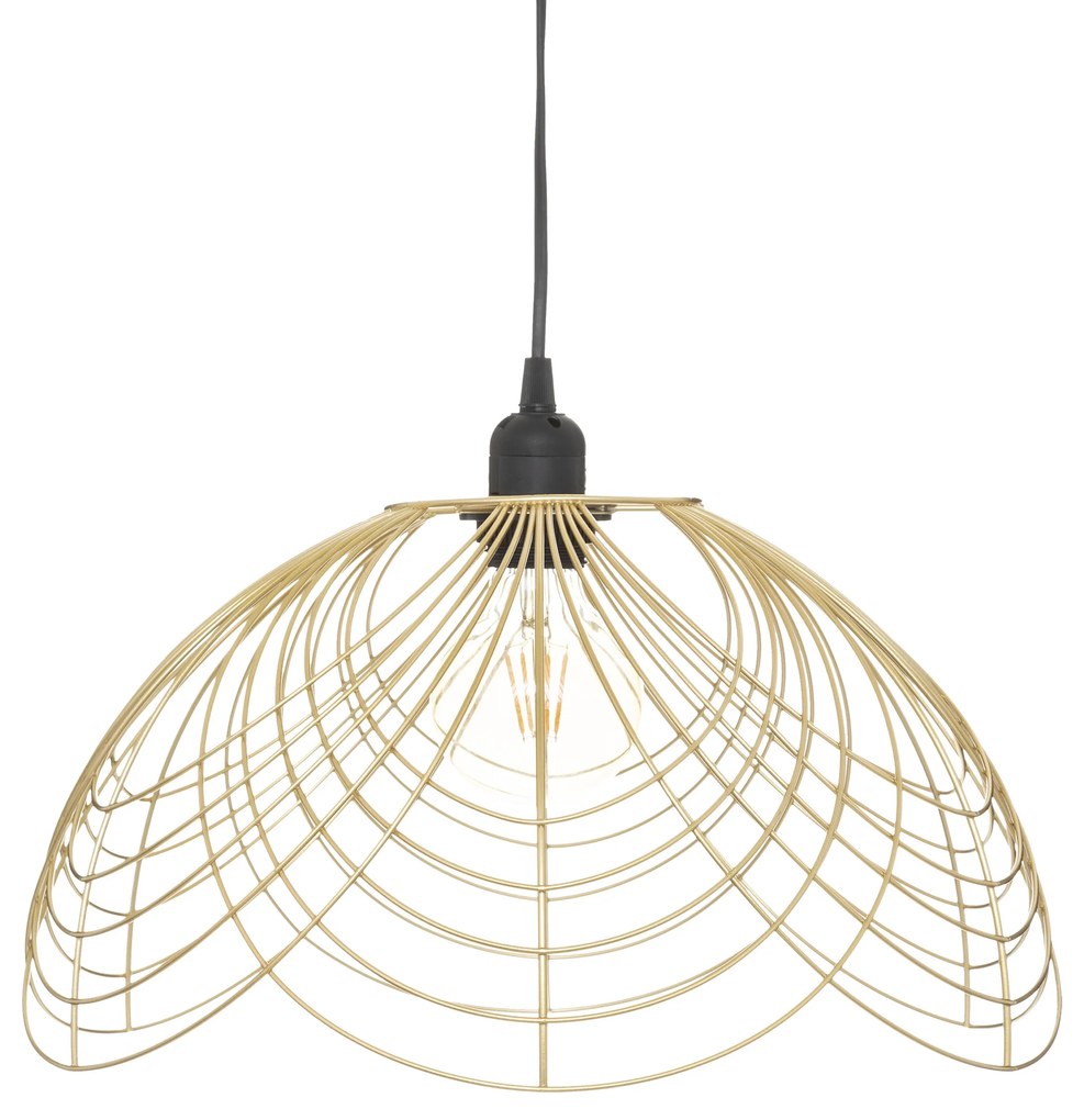 Nowoczesna lampa wisząca CARRIE, złota, Ø 38 cm