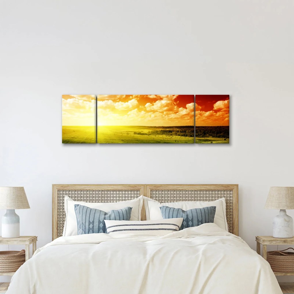 Obraz letniej łąki (170x50 cm)
