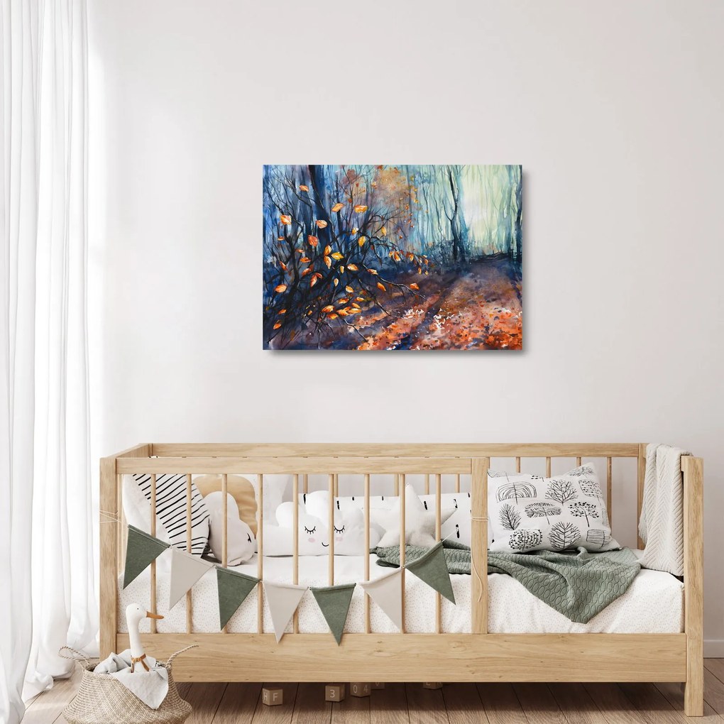 Obraz na szkle - Promienie jesiennego słońca (70x50 cm)
