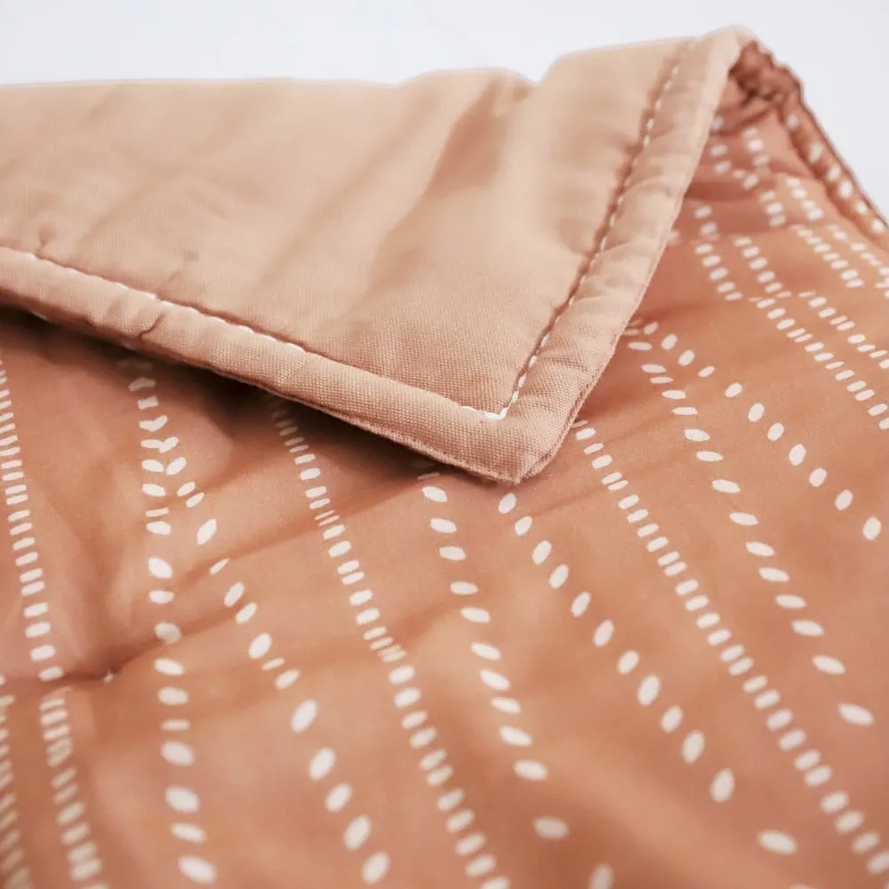 Pomarańczowa mata do zabawy dla dzieci Nepo Terracotta – Nattiot