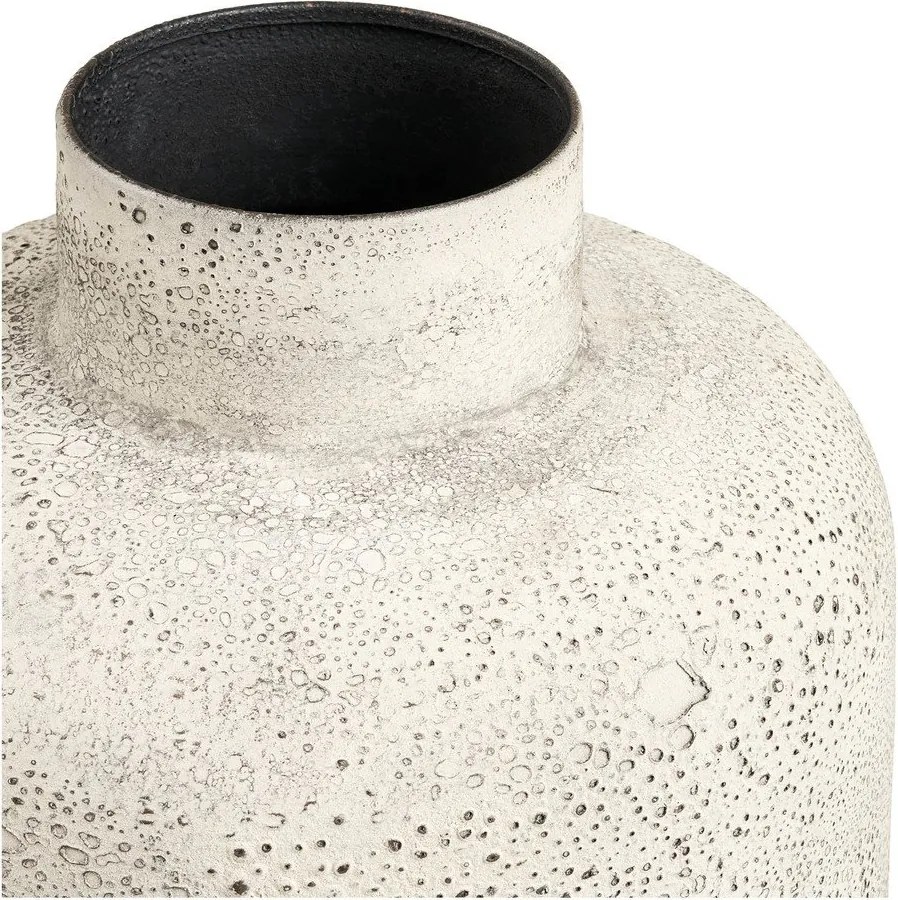 Kremowy metalowy wysoki wazon (wysokość 78,5 cm) Hou – House Nordic