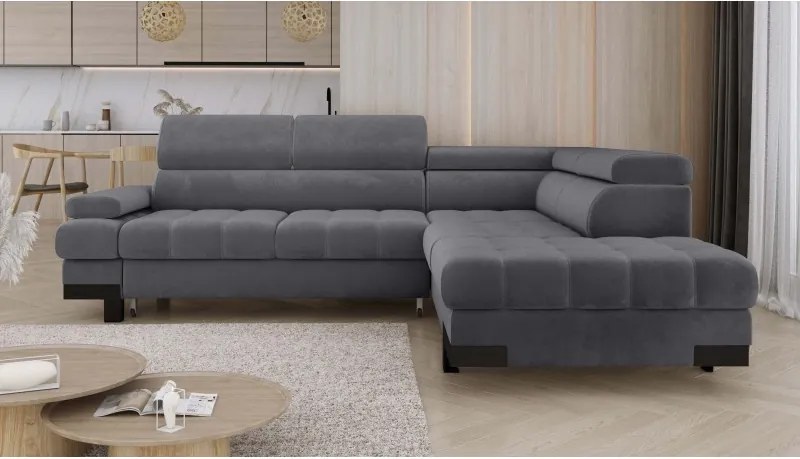 Narożnik SELVA L z funkcją spania i pojemnikiem WERSAL