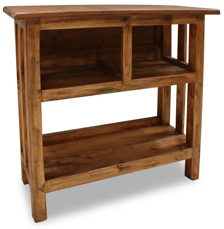 Drewniana konsola z koszami Z6-L08