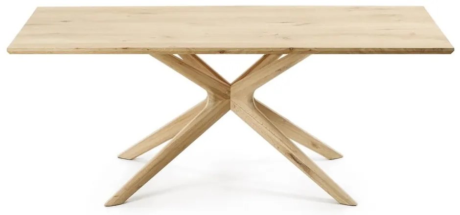 Stół z blatem w dekorze dębu 100x200 cm Armande – Kave Home