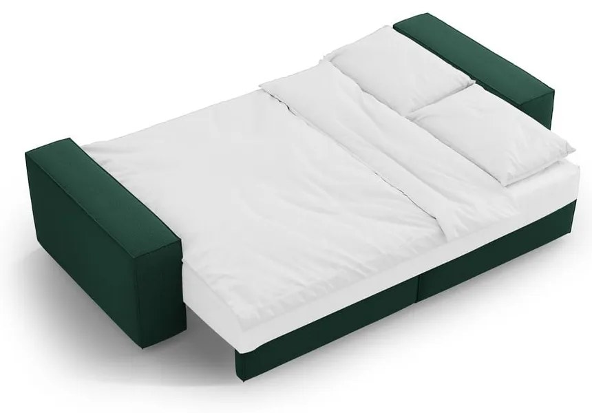 Zielona rozkładana sofa 247 cm Jodie – Micadoni Home