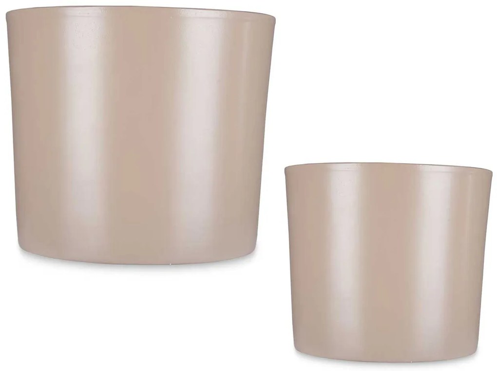 Doniczki ceramiczne MINIMAL, 2 sztuki, Ø 22 cm i Ø 27 cm