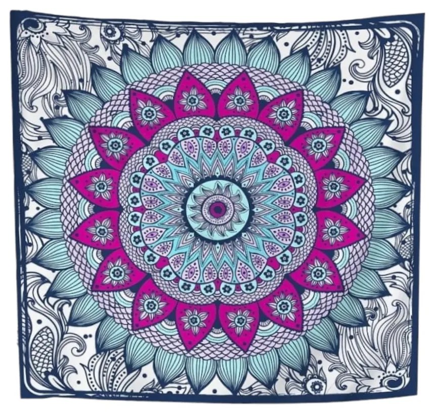 Gobelin 140x140 cm Blue Dreamcatcher – Really Nice Things