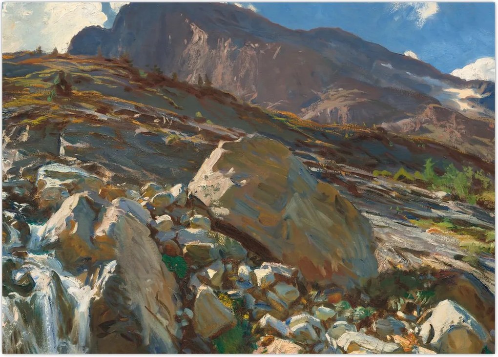 Obraz na szkle - John Singer Sargent, Simplon Pass, reprodukcje (70x50 cm)