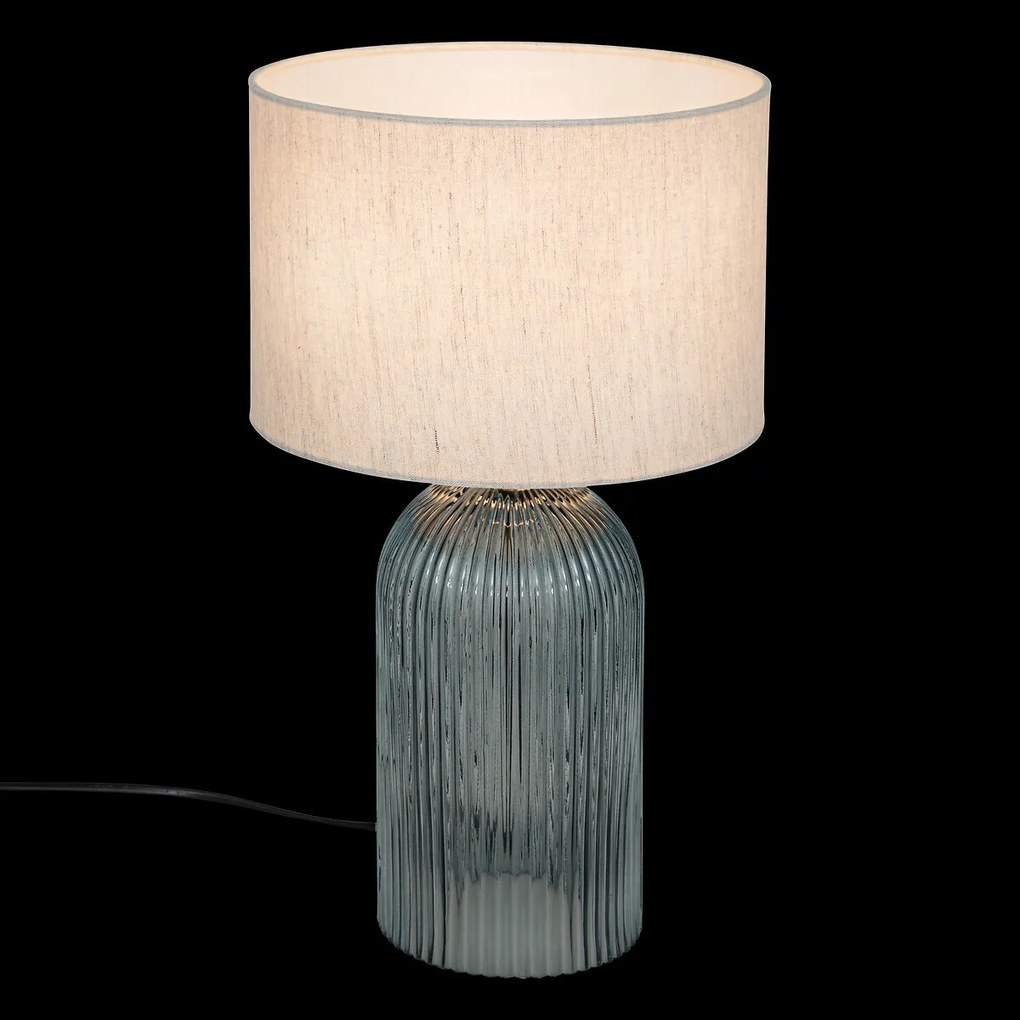 Lampa stołowa ze szklaną bazą MATI, wys. 42 cm
