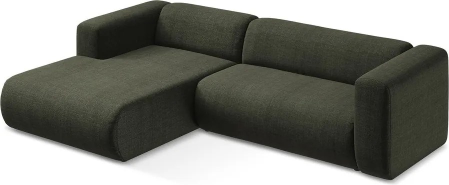 Zielony narożnik (lewostronny/z szezlongiem) Ekahi – Makamii