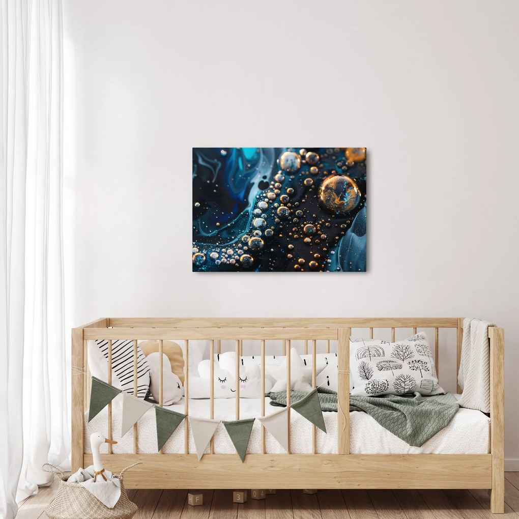 Obraz - Krople atramentu (70x50 cm)