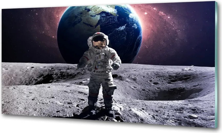 Panel dekor szkło Astronauta