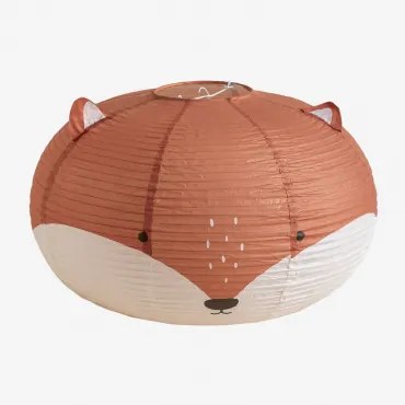 Ekran Do Lampy Z Papieru Ryżowego Mignod Kids Dachówka Red Roof - Sklum