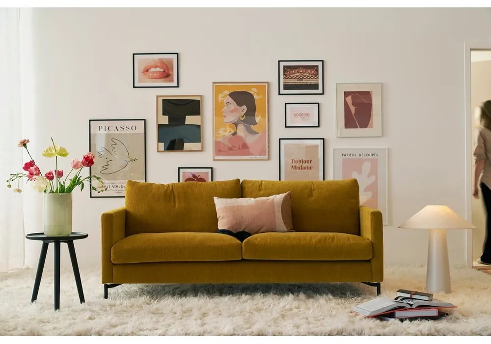 Żółta sofa 196 cm Impulse – Sits