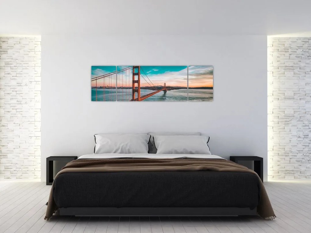 Obraz - Golden Gate, San Francisco (170x50 cm)