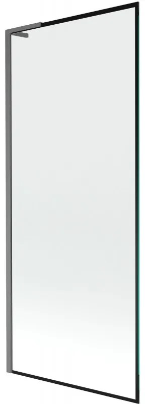 Mexen Next L parawan nawannowy 1-skrzydłowy 80 x 150 cm, czarny wzór,  gun gray szczotkowany - 895-080-000-03-70-66