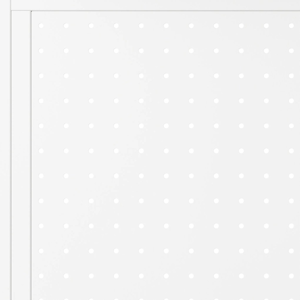 Metalowa nadstawka na biurko JENNY, 950 x 980 x 220 mm, biała