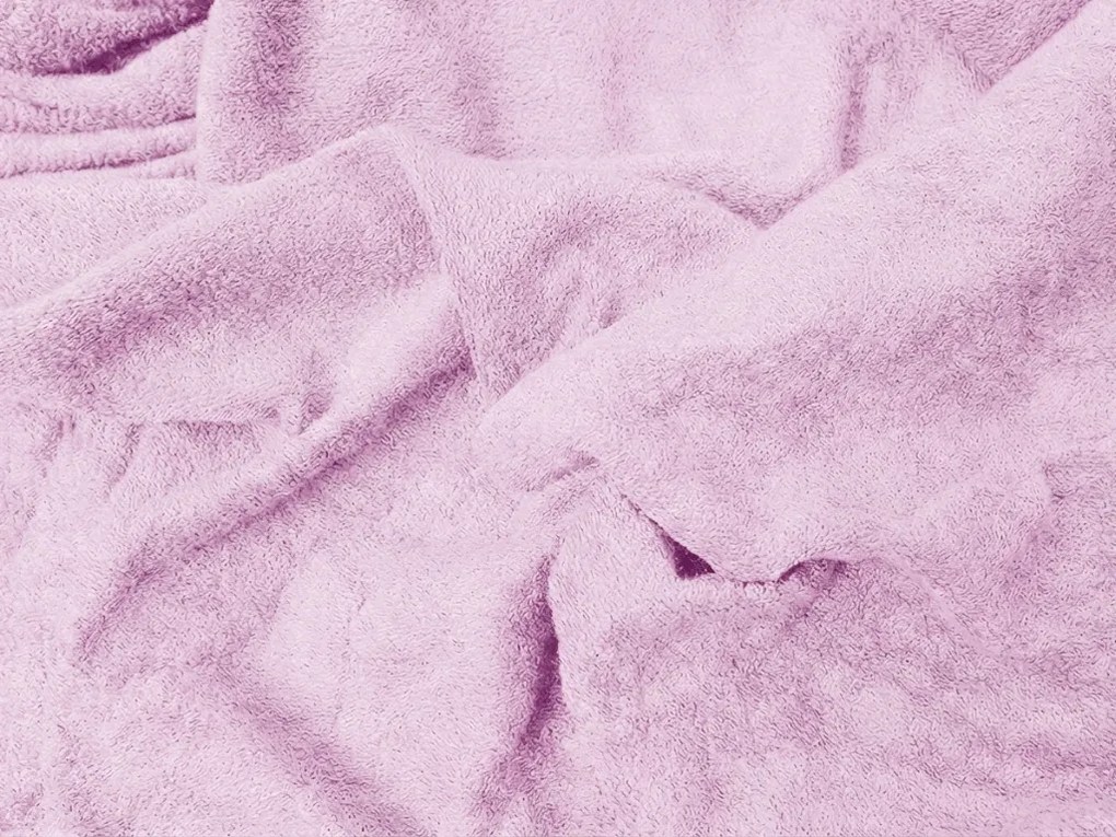 PrzytulneMieszkanie.pl Prześcieradło frotte EXCLUSIVE jasno fioletowe 180 x 200 cm