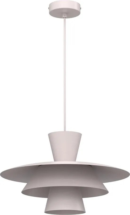 Lampa wisząca na linkach PLATO 1xE27/15W/230V kremowa