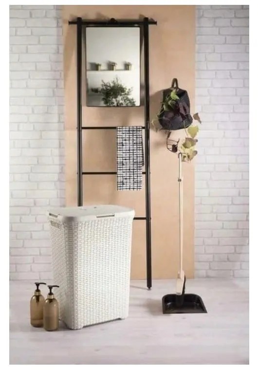 Jasnokremowy kosz na pranie Curver Hamper, 60 l