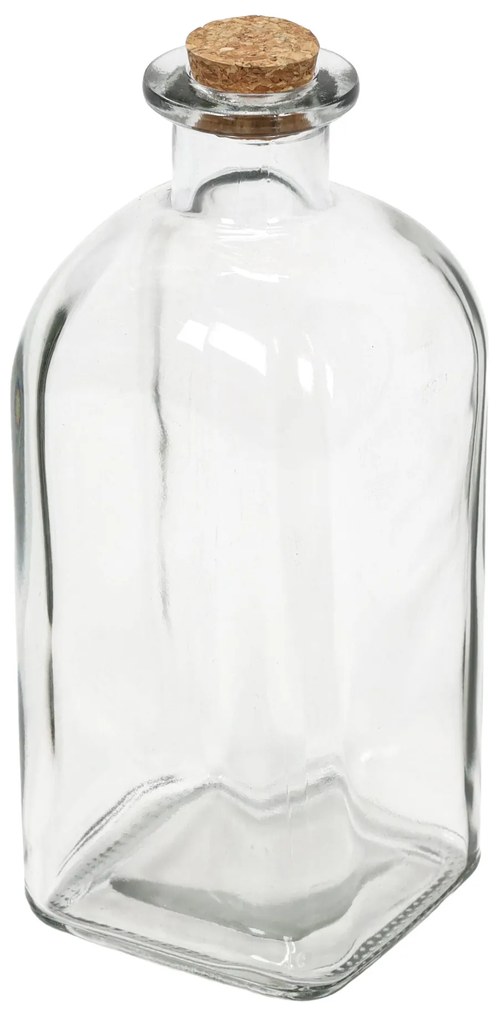 Szklana butelka z korkiem