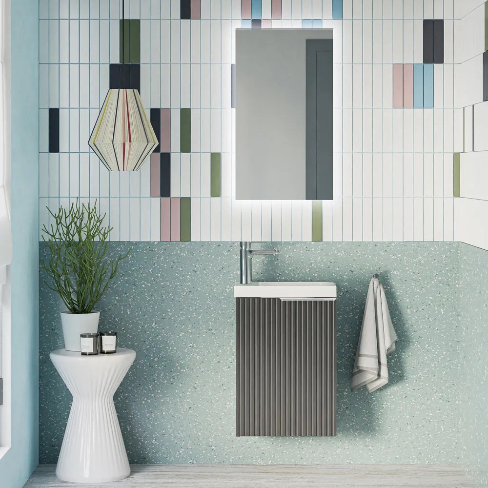 Zestaw mebli łazienkowych do WC dla gości TIM 40 cm