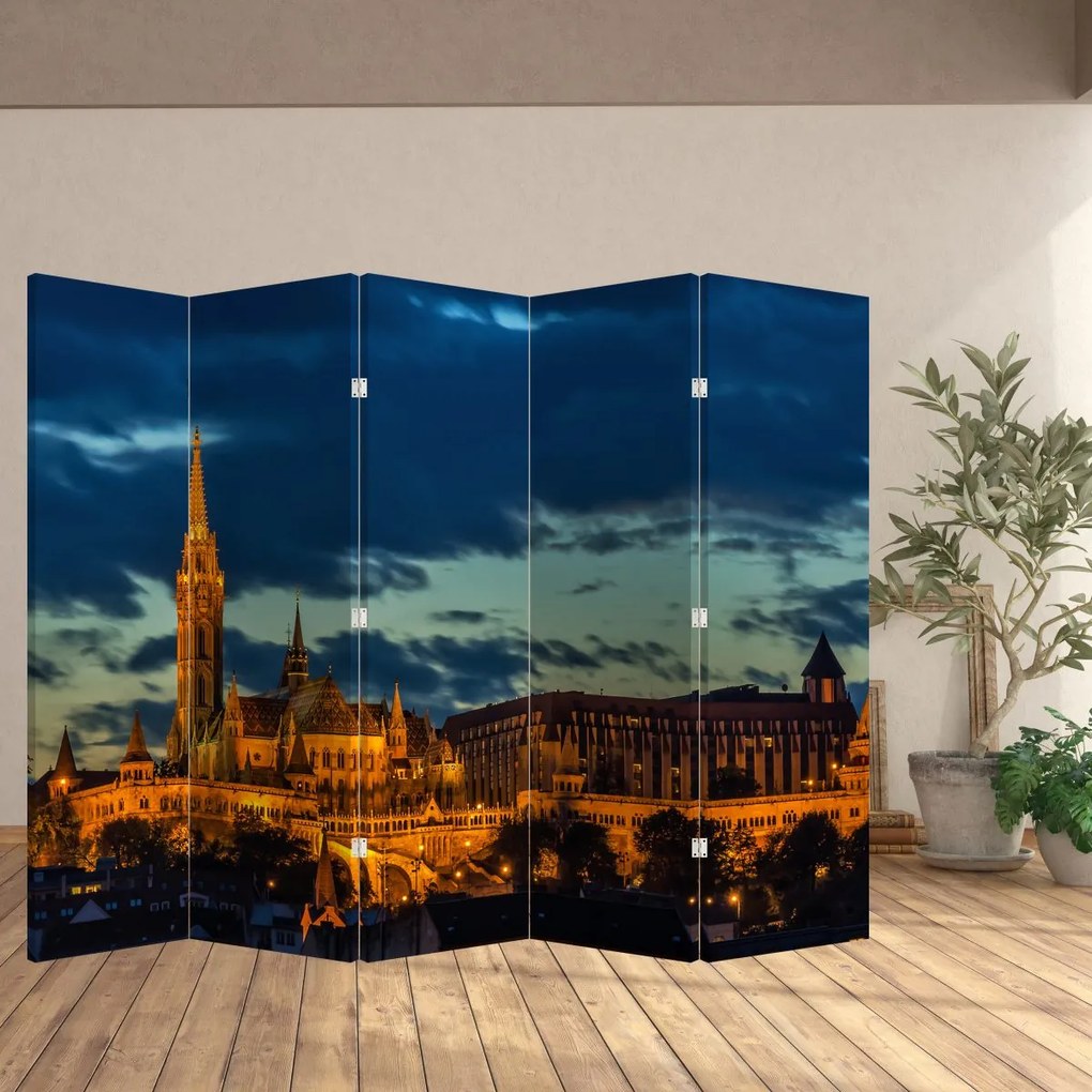 Parawan - Oświetlona budowa (210x170 cm)