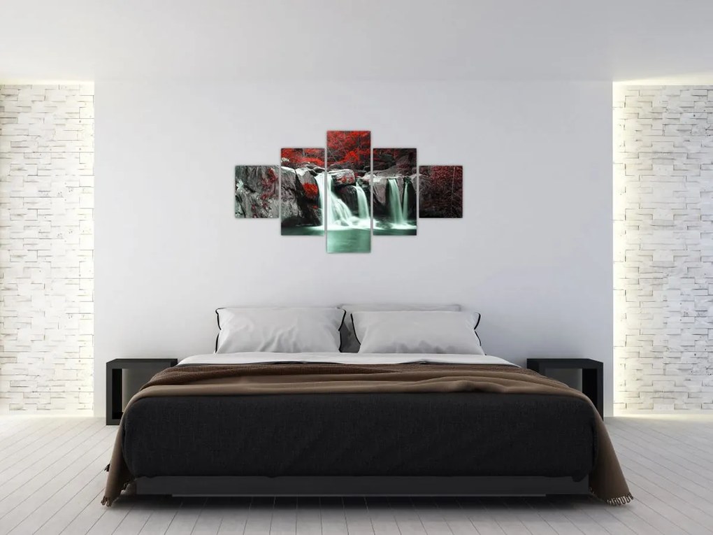 Obraz - Wodospady (125x70 cm)