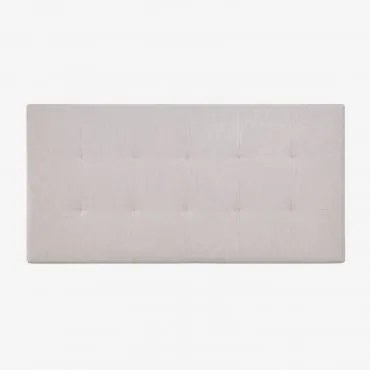 Zagłówek Tapicerowany Artur Tkaniny Beżowy Krem & 180 Cm - Sklum