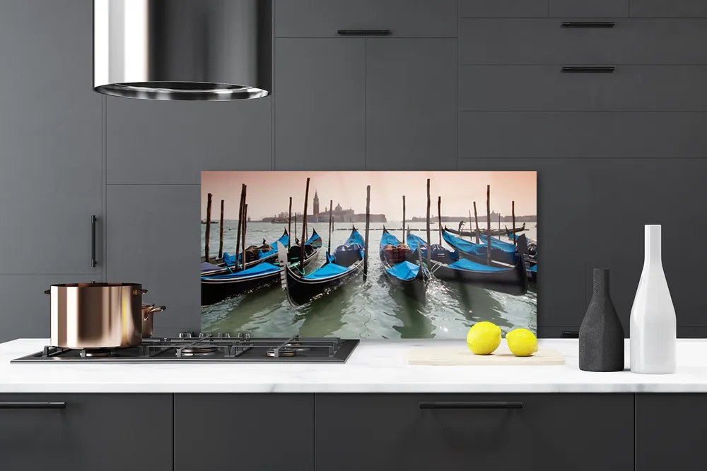 Panel nad blat kuchenny Przystań Łodzi nad Kanałem