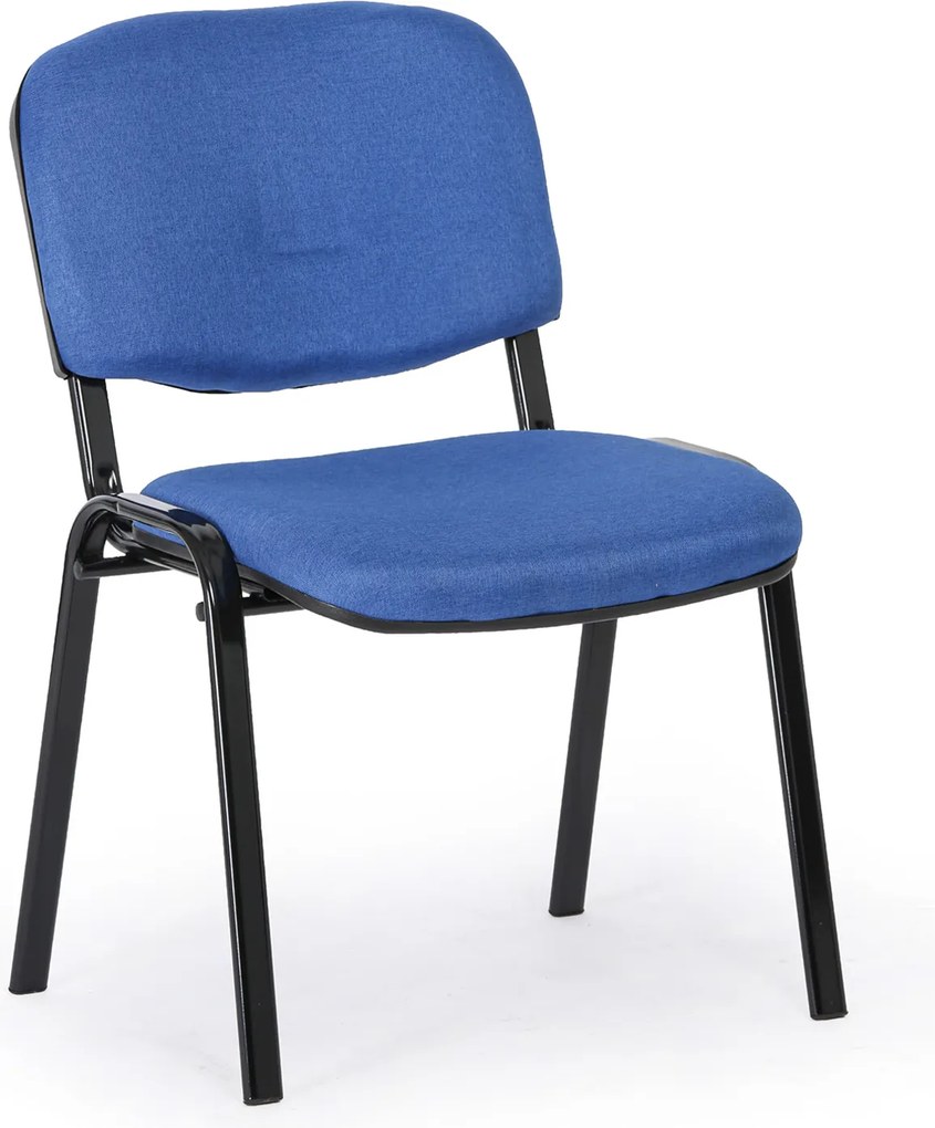 Krzesło konferencyjne VIVA PLUS - czarne nogi, niebieski