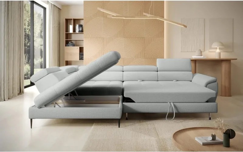 Narożnik EMPOLI L Lewostronny z funkcją spania Lewostronny w ktaninie ARAGON 80 WERSAL