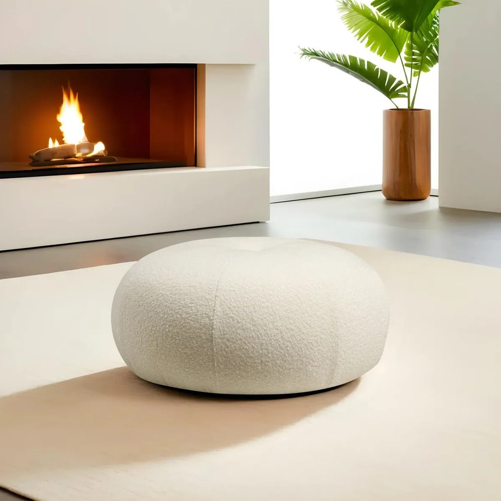 Taboret Tina Bouclet White