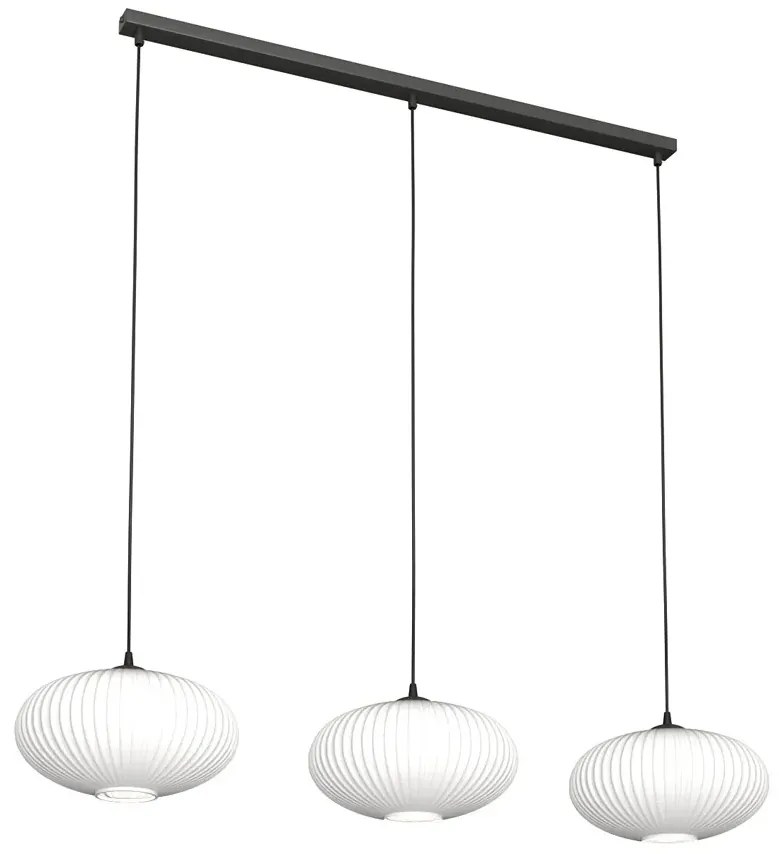 Nowoczesna lampa wisząca z mlecznymi kloszami - 6X D173 T4-B72