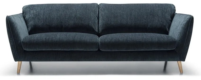 Niebieska aksamitna sofa 227 cm Stella – Sits
