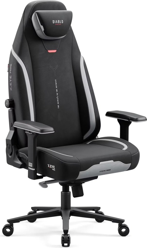 Fotel gamingowy materiałowy Diablo X-Eye Prime Normal Size, Burned Black