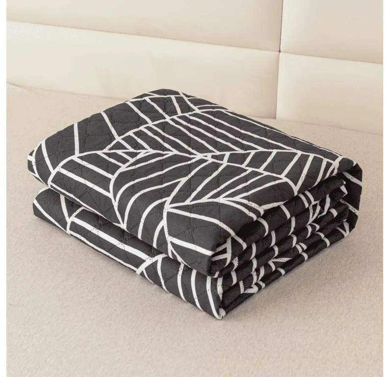 Narzuta na łóżko CHARCO, szary Rozmiar: 220 x 240 cm