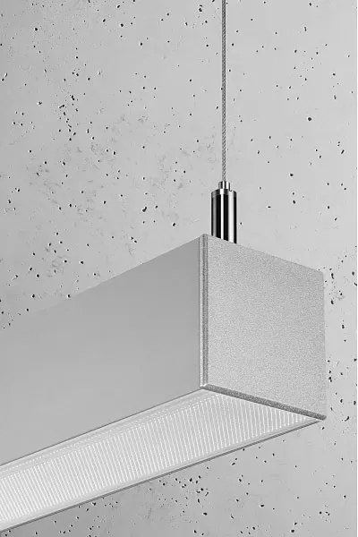 Szara lampa wisząca LED 3000 K - EX613 S0-T17