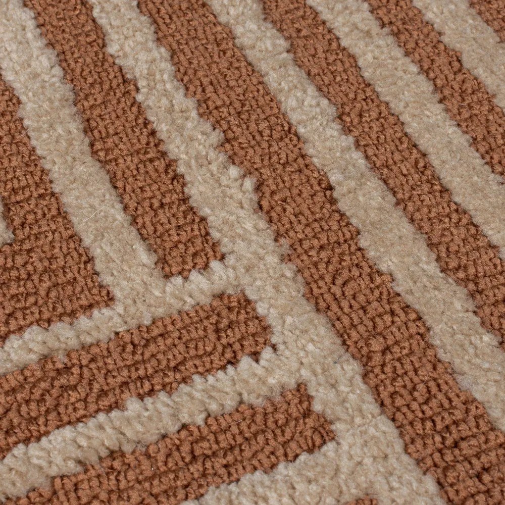Dywan w kolorze terakoty 160x230 cm Kylo – Flair Rugs