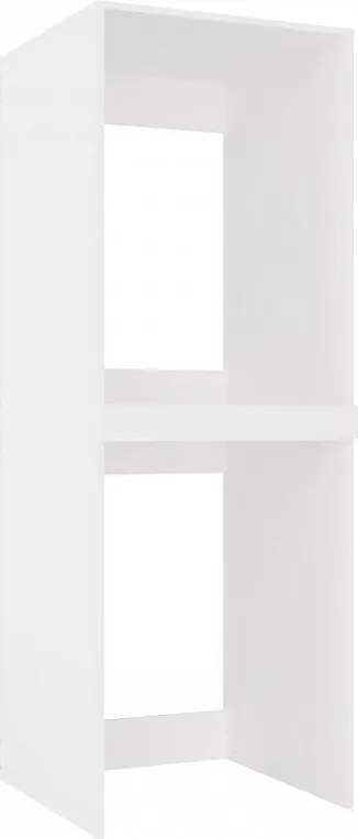 Szafka POLA TWIN | Biała | 64x64x180 cm | Słupek na Pralkę i Suszarkę