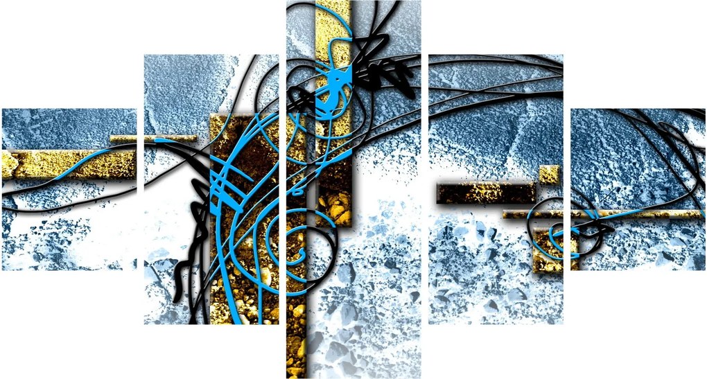 Abstrakcyjny obraz (125x70 cm)