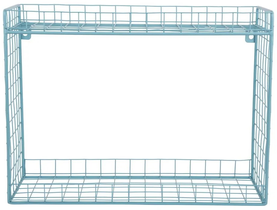 Turkusowa wielopoziomowa stalowa półka 40 cm Reja – PT LIVING
