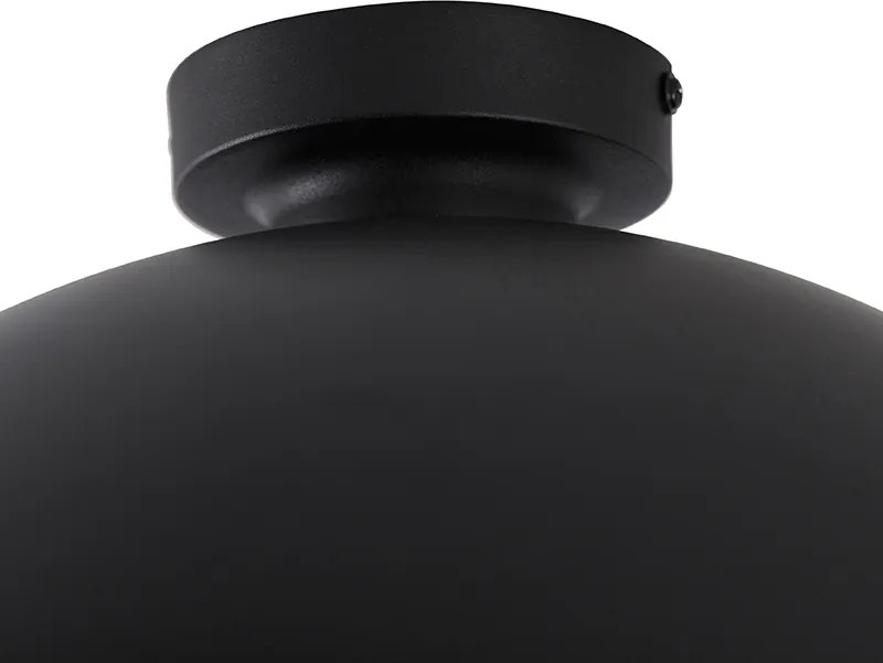 Lampa sufitowa czarna ze złotem 42 cm regulowana - Magnax