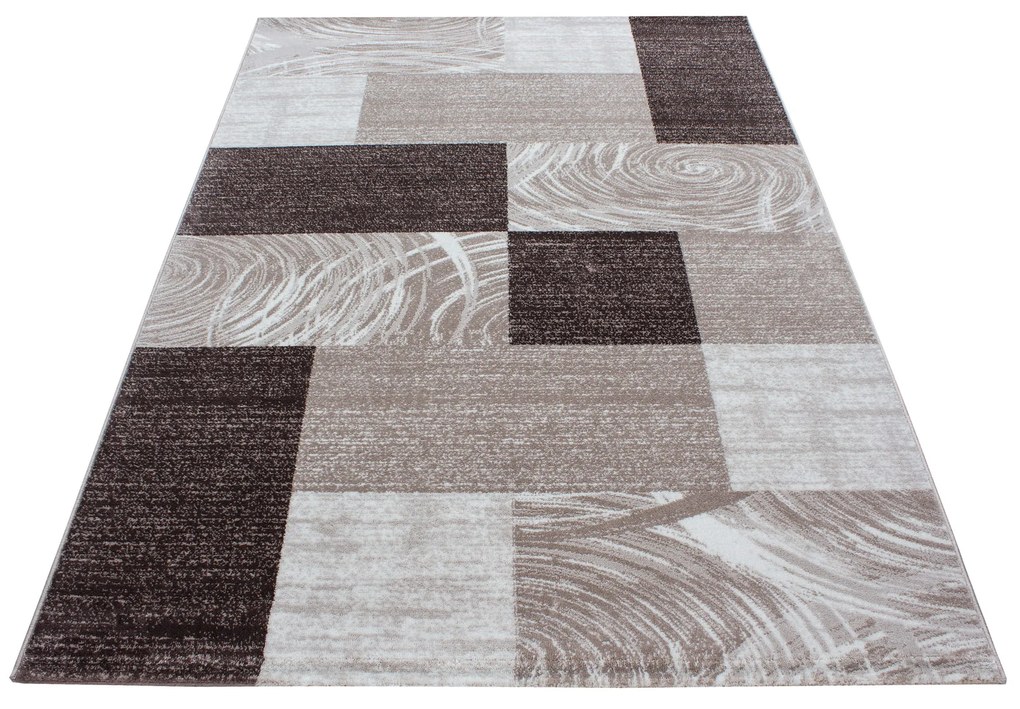 Dywan nowoczesny Parma prostokąty brązowy 240 cm x 340 cm