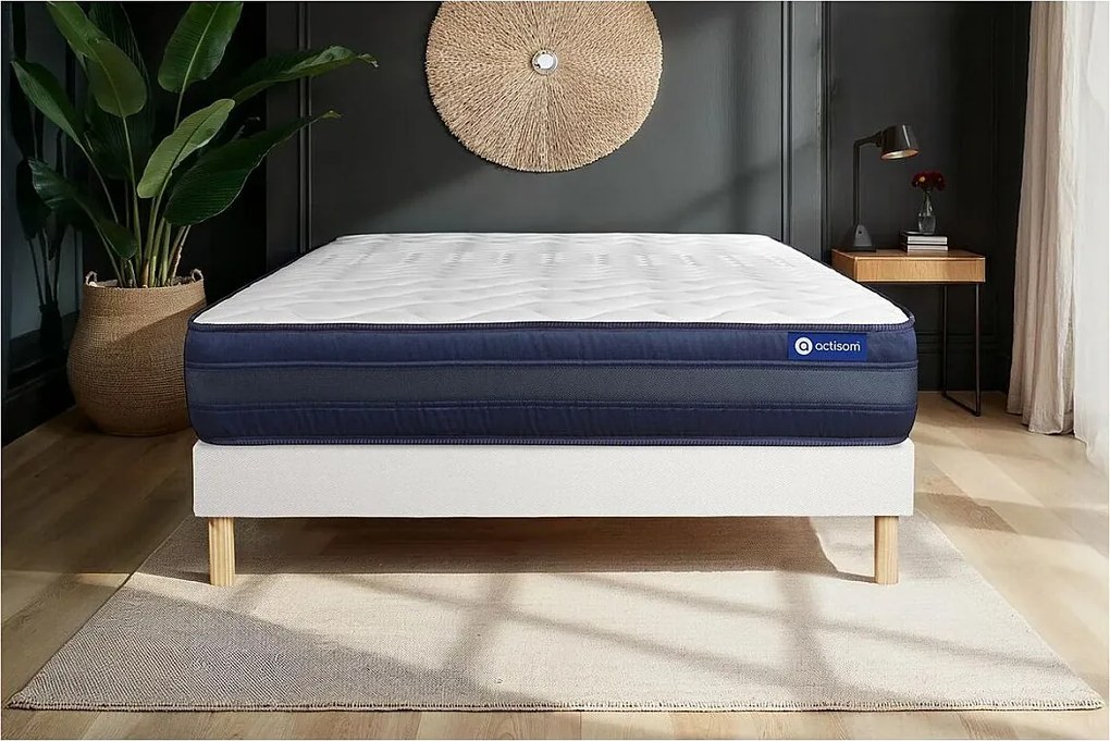 Materac Actimemo tech 200x200cm + zestaw podstawa lózka